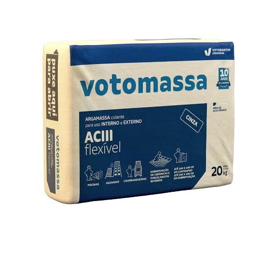 ARGAMASSA ACIII 20KG VOTOMASSA